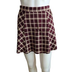 NWOT LOVE ON HANGER Plaid Mini Skirt | Size 5